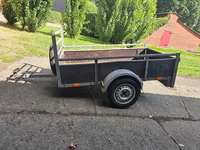 Enkel-as bak aanhangwagen - ongeremd - afbeelding 2 van  7