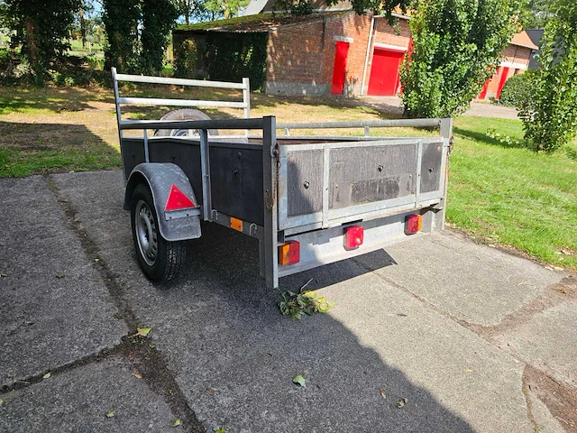 Enkel-as bak aanhangwagen - ongeremd - afbeelding 3 van  7