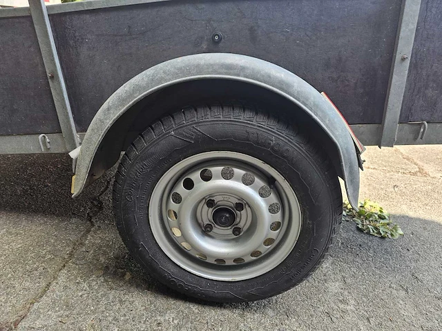 Enkel-as bak aanhangwagen - ongeremd - afbeelding 5 van  7