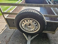 Enkel-as bak aanhangwagen - ongeremd - afbeelding 6 van  7