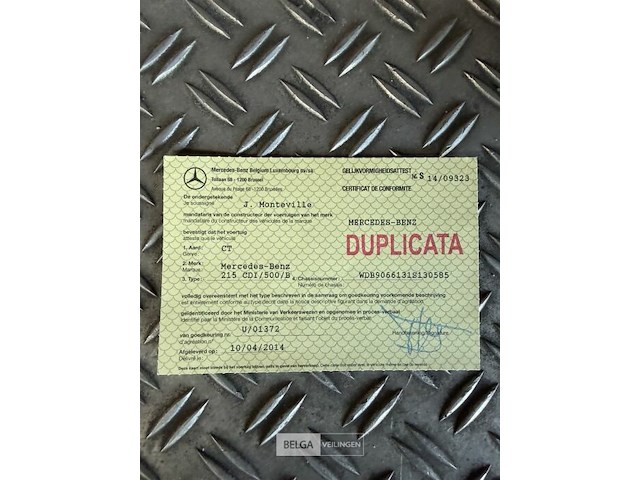 Enkel carrosserie mercedes sprinter 215 cdi - afbeelding 14 van  16