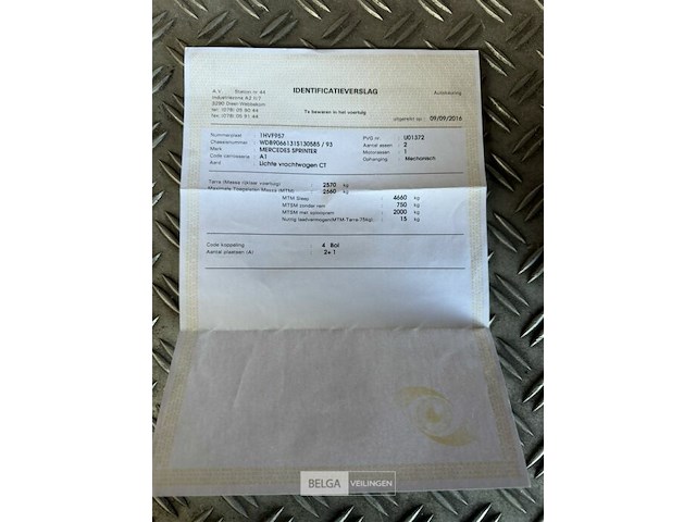 Enkel carrosserie mercedes sprinter 215 cdi - afbeelding 15 van  16