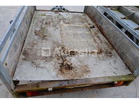 Enkelassige aanhanger, merk en model onleesbaar - afbeelding 4 van  14