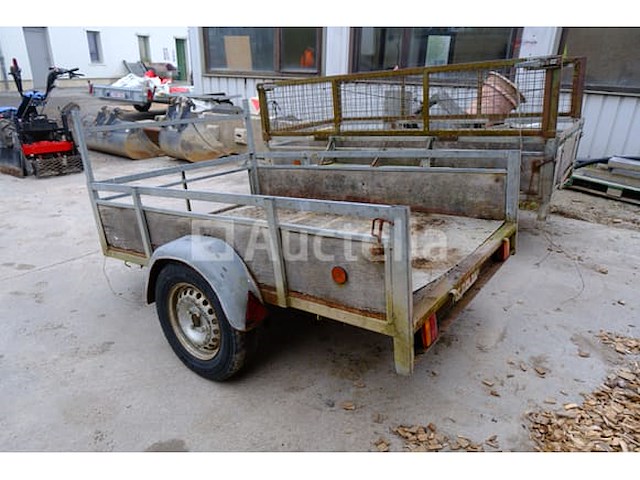 Enkelassige aanhanger, merk en model onleesbaar - afbeelding 5 van  14