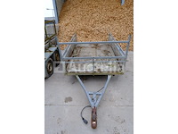Enkelassige aanhanger, merk en model onleesbaar - afbeelding 7 van  14