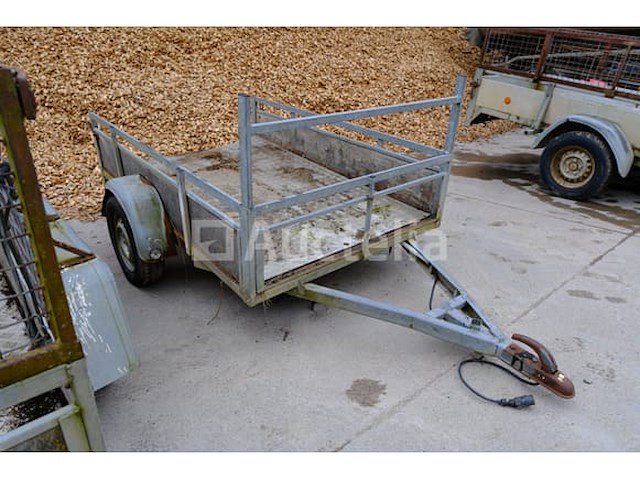 Enkelassige aanhanger, merk en model onleesbaar - afbeelding 8 van  14