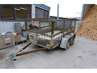Enkelassige aanhanger, merk en model onleesbaar - afbeelding 2 van  19