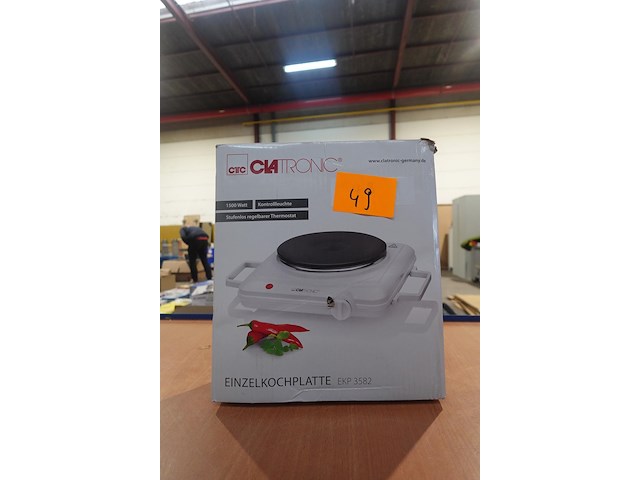 Enkele kookplaat clatronic - afbeelding 1 van  2