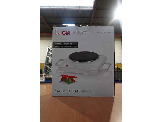 Enkele kookplaat clatronic - afbeelding 2 van  2