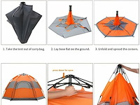 Enkellaagse springtent - afbeelding 3 van  3