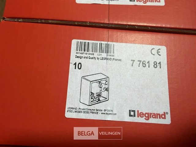 Enkelvoudige opbouwdoos legrand valena next (10 st/doos-5 dozen) - afbeelding 4 van  5