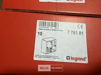Enkelvoudige opbouwdoos legrand valena next (10 st/doos-5 dozen) - afbeelding 4 van  5