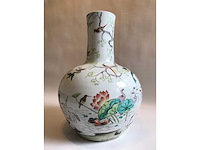 Enorm grote chinese bolvaas met vogels. 38cm diameter! gestempeld. - afbeelding 18 van  37