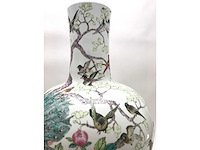 Enorm grote chinese bolvaas met vogels. 38cm diameter! gestempeld. - afbeelding 37 van  37