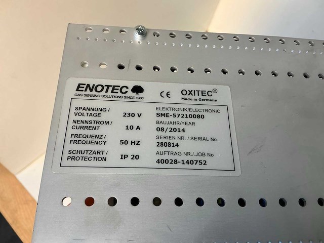 Enotec oxitec 5000 industriële zuurstof-/gasanalysator - afbeelding 7 van  7