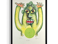 Enrico baj - gesigneerde collage editie