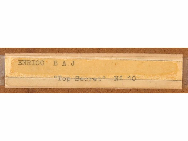 Enrico baj - top secret - gemengde techniek - afbeelding 2 van  11