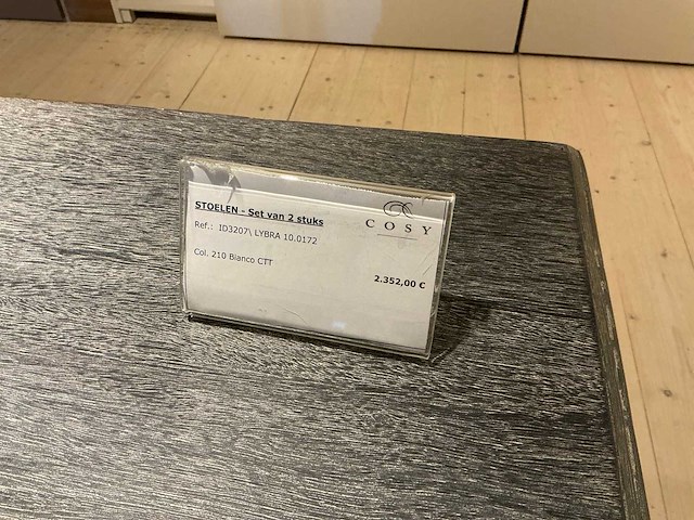 Enrico pellizzoni designstoel (2x) - afbeelding 5 van  5