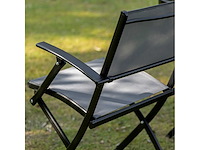Ensemble de jardin pour 2 personnes pliant pour balcon 1 table+2 chaises - afbeelding 5 van  7