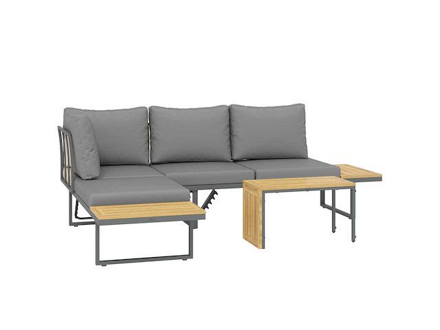 Ensemble de mobilier de jardin , extensible jusqu'à 6 places - afbeelding 4 van  10