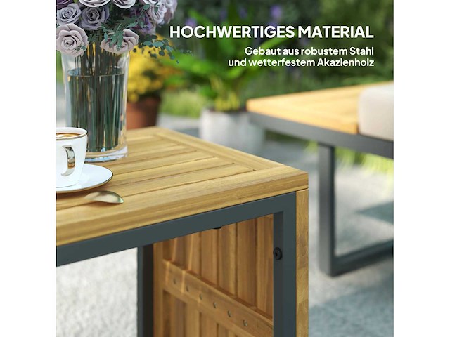 Ensemble de mobilier de jardin , extensible jusqu'à 6 places - afbeelding 6 van  10