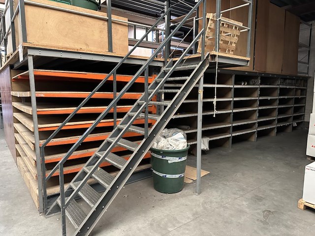Entresolvloer +-440m² incl stellingen - afbeelding 7 van  28