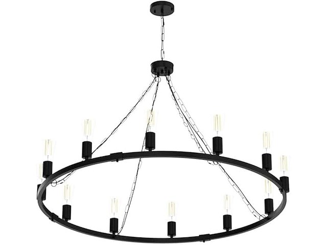 Eoodis rustieke kroonluchter - afbeelding 2 van  4