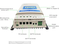 Epever 30a mppt solar charge controller - afbeelding 2 van  4