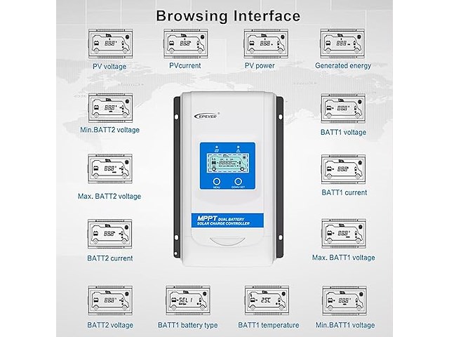 Epever 30a mppt solar charge controller - afbeelding 4 van  4