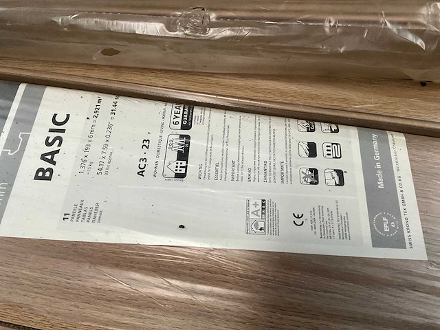 Eplf houtmotief laminaatvloer (14x) - afbeelding 2 van  4