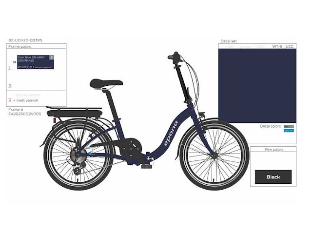 Epona 20” fol-al-ebk elektrische plooifiets (2x) - afbeelding 9 van  10