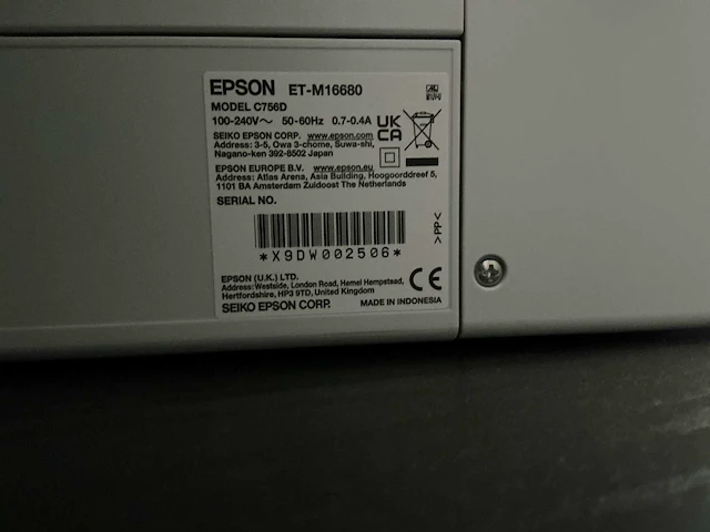 Epson et-m16680 printer - afbeelding 3 van  6