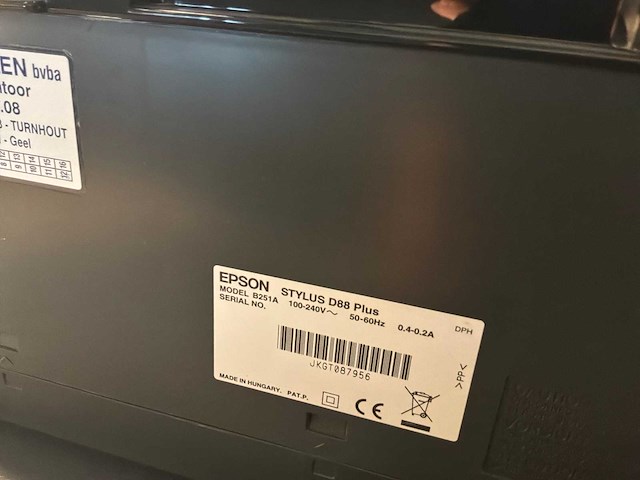 Epson stylus d88 plus printer - afbeelding 3 van  3