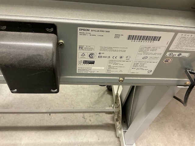 Epson stylus pro 7600 grootformaat inkjetprinter (large-format printer / plotter) overige printers en copiers - afbeelding 9 van  11