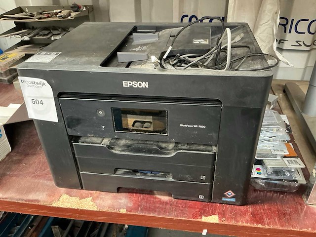 Epson workforce wf-7830 multifunctionele inktjetprinter - afbeelding 1 van  8