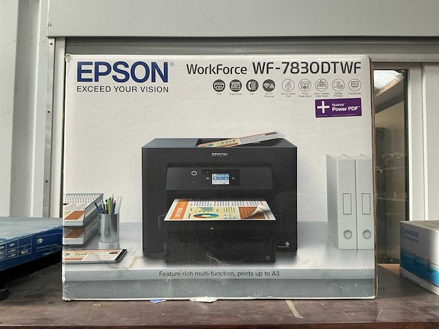 Epson workforce wf-7830 multifunctionele inktjetprinter - afbeelding 8 van  8