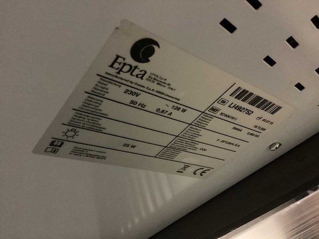 Epta wandkoeling koelvitrine - afbeelding 7 van  7