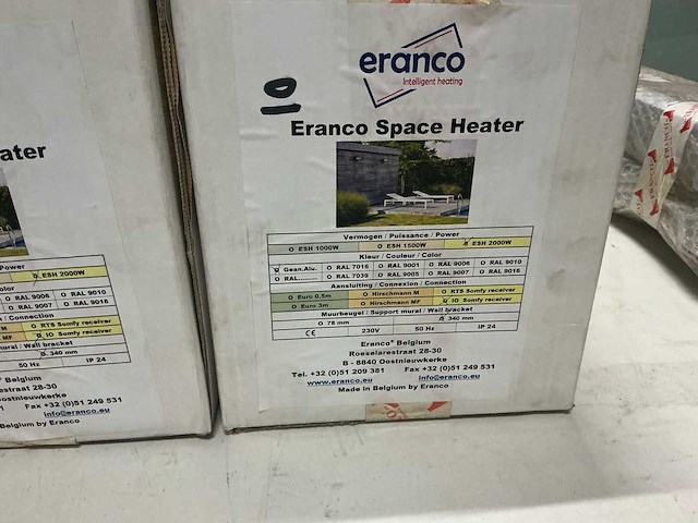 Eranco esh 2000 terrasverwarming (2x) - afbeelding 3 van  4