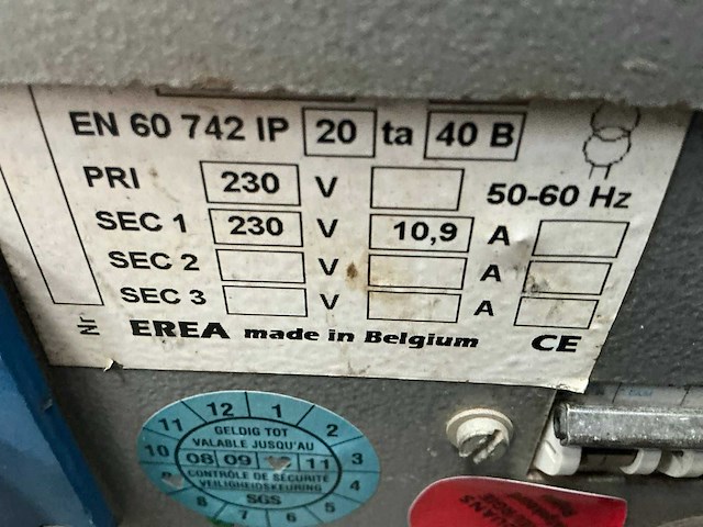 Erea 41 ft 334 scheidings transformator (2x) - afbeelding 5 van  5