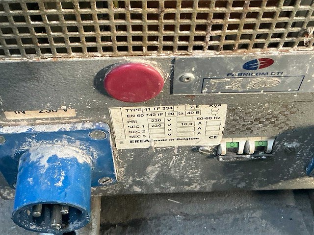 Erea 41 tf 334 scheidingstransfo (3x) - afbeelding 5 van  5