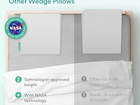 Ergonomisch traagschuim wigkussen - afbeelding 3 van  3