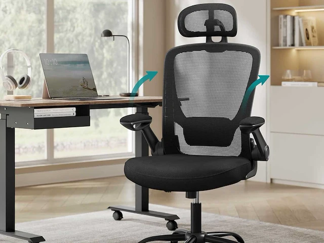 Ergonomische bureaustoel - mesh stof - afbeelding 1 van  8