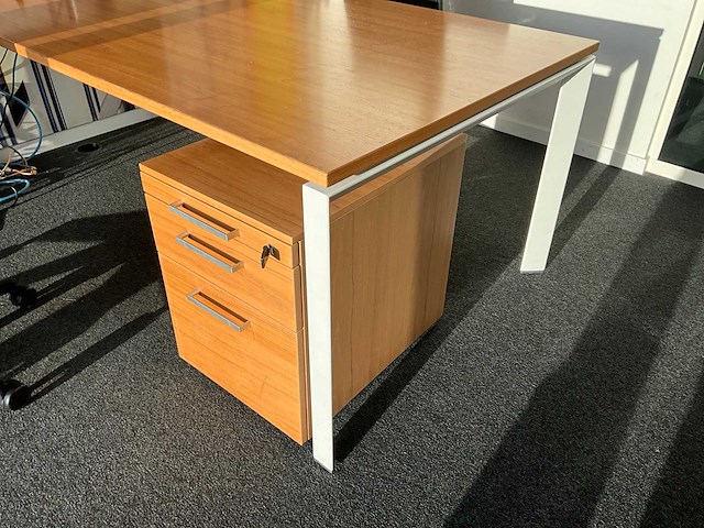 Ergonomische bureaustoel (2x) + bureau - afbeelding 12 van  13