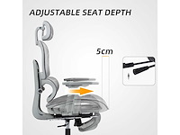 Ergonomische bureaustoel en voetsteun - afbeelding 5 van  9