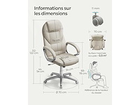 Ergonomische bureaustoel, gamingstoel - afbeelding 2 van  6