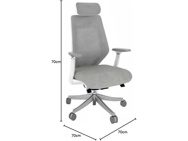 Ergonomische bureaustoel, in hoogte verstelbare bureaustoel - afbeelding 5 van  10