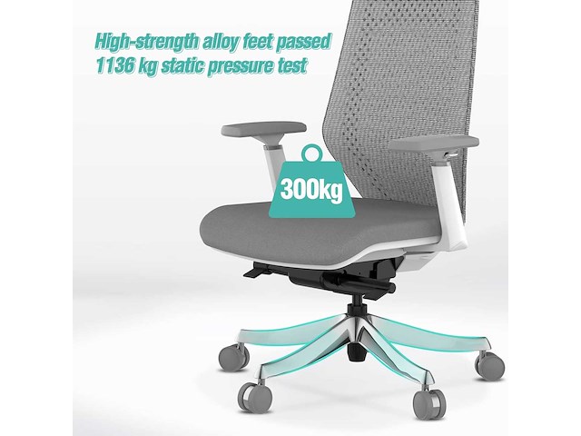 Ergonomische bureaustoel, in hoogte verstelbare bureaustoel - afbeelding 7 van  10