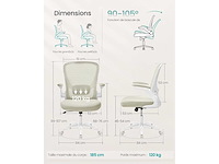 Ergonomische bureaustoel, meshstof - afbeelding 2 van  6