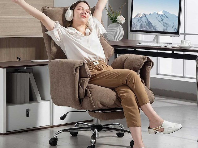 Ergonomische bureaustoel met dubbele bekleding - afbeelding 1 van  7