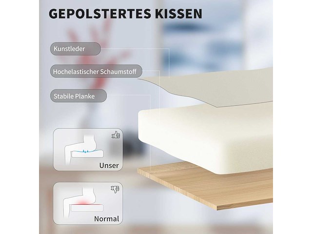 Ergonomische bureaustoel met verstelbare rugleuning - afbeelding 5 van  7